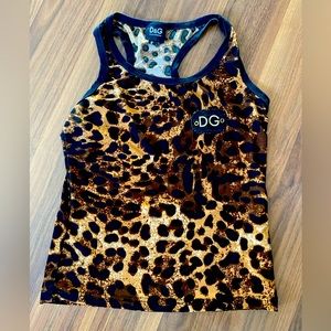 Dolce & Gabbana leopard print stretchy tank size S